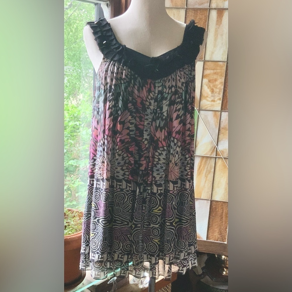 MATTHEW WILLIAMSON Silk Butterfly Dress Size: US6, UK10